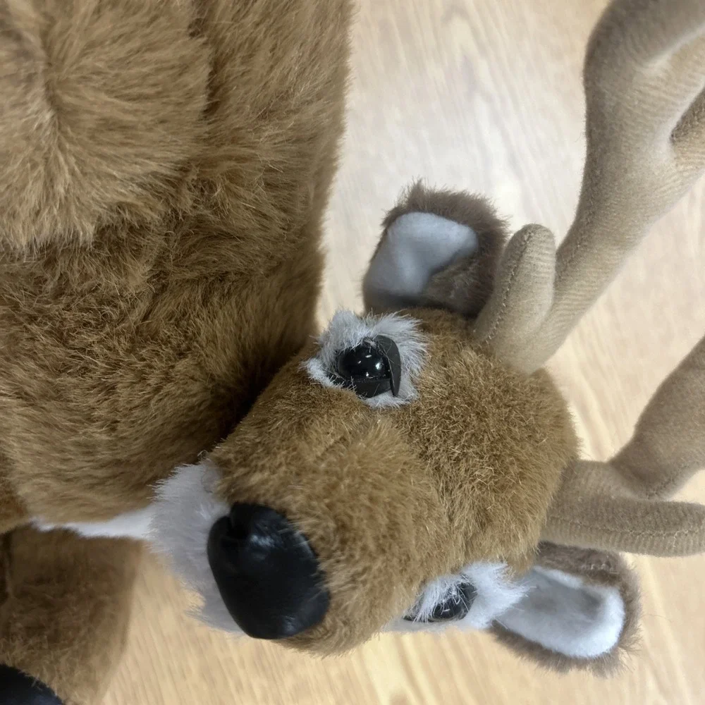 Deer Gear Legendary Whitetail Lying Plush 12" Long #A1 - Picture 2 of 6
